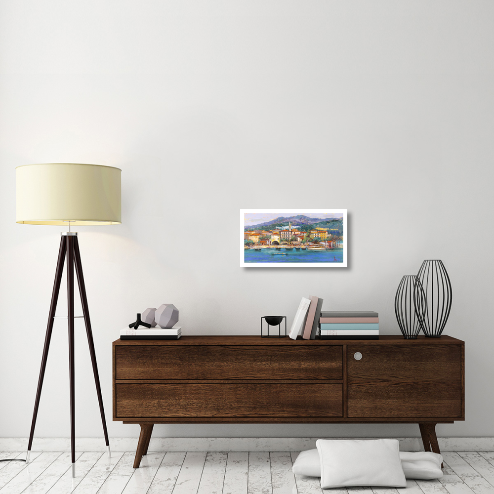 Paese sul Lago-Paper Art-26&quotx14"