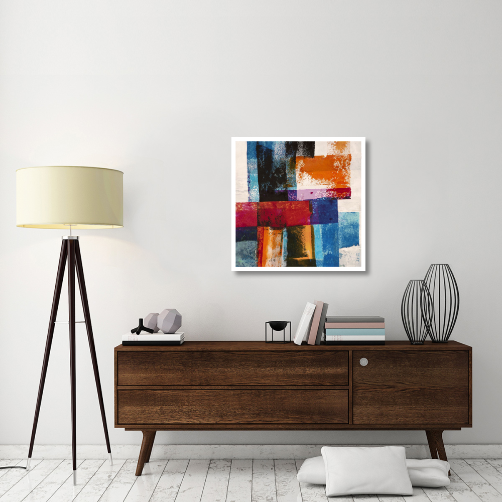 Colors in Space II-Paper Art-32&quotx32"