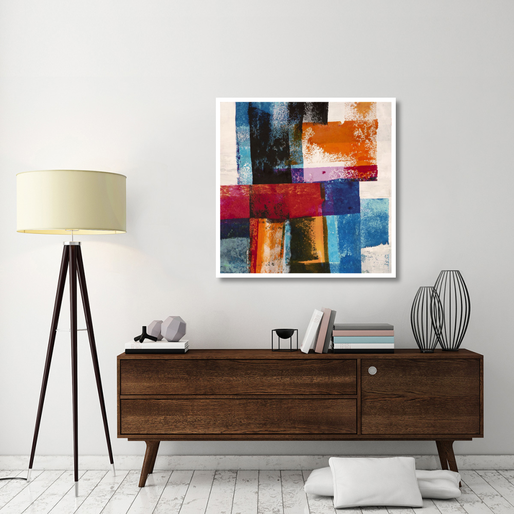 Colors in Space II-Paper Art-42&quotx42"