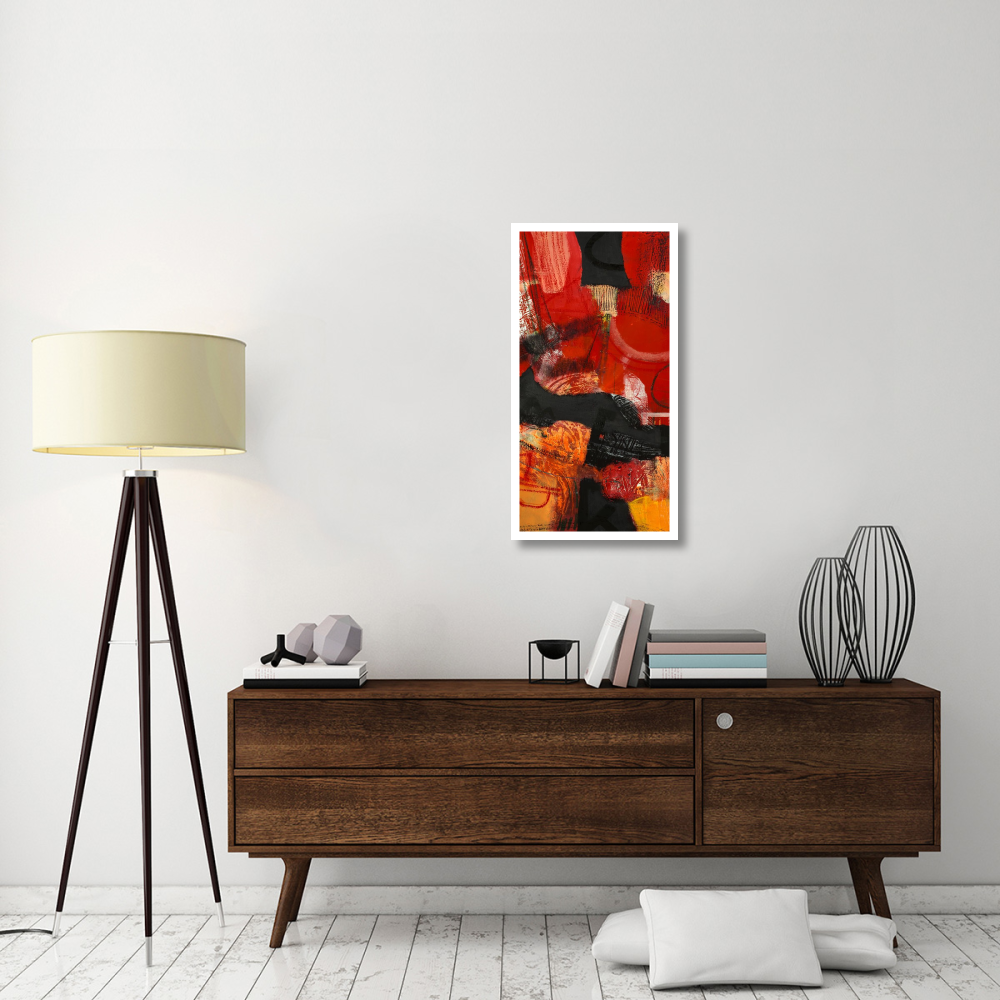 Davanti al fuoco II-Paper Art-20&quotx38"