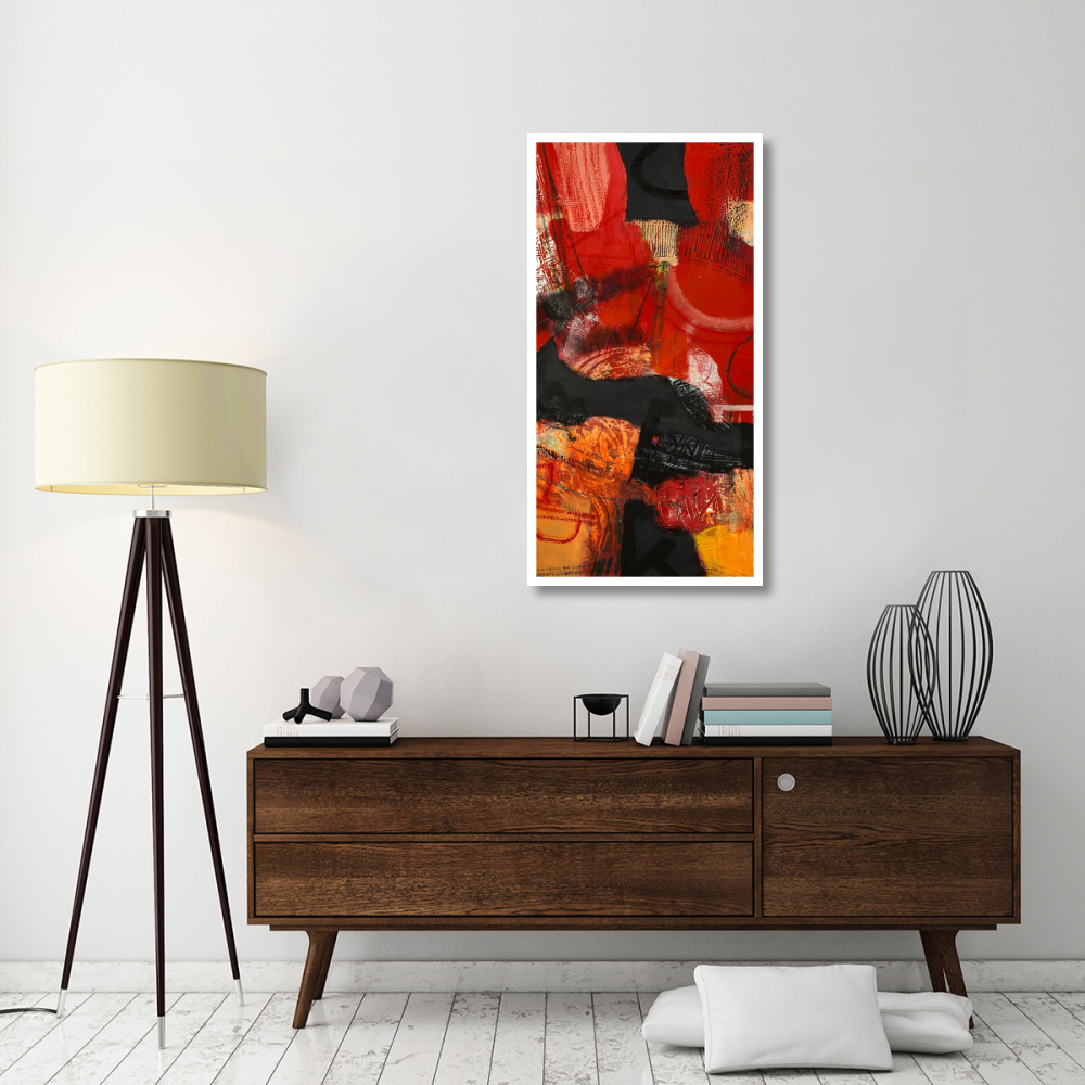 Davanti al fuoco II-Paper Art-26&quotx50"