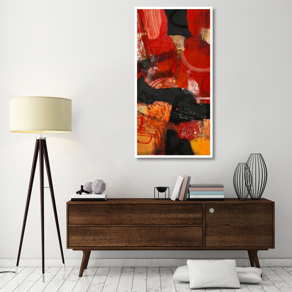 Davanti al fuoco II-Paper Art-32&quotx62"