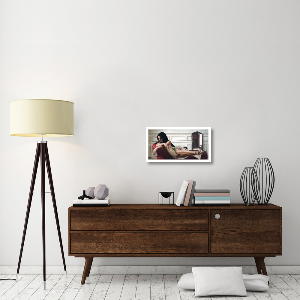 Beauty in an Interior-Paper Art-26&quotx14"