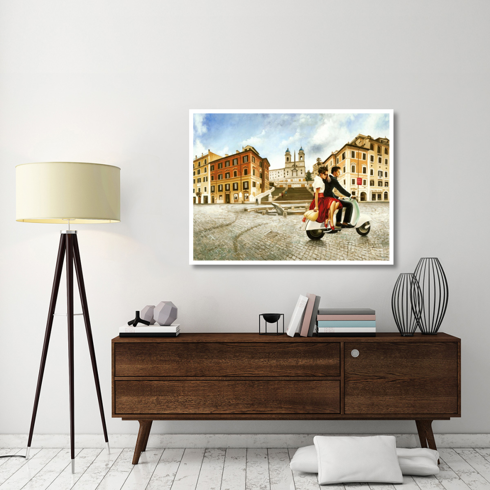 Lovers in Rome-Paper Art-50&quotx38"