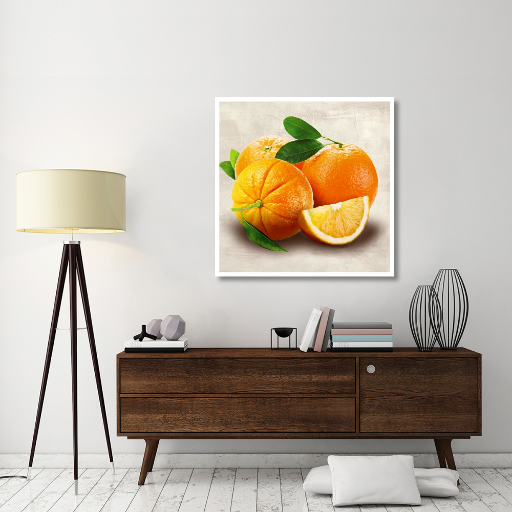 Oranges-Paper Art-42&quotx42"