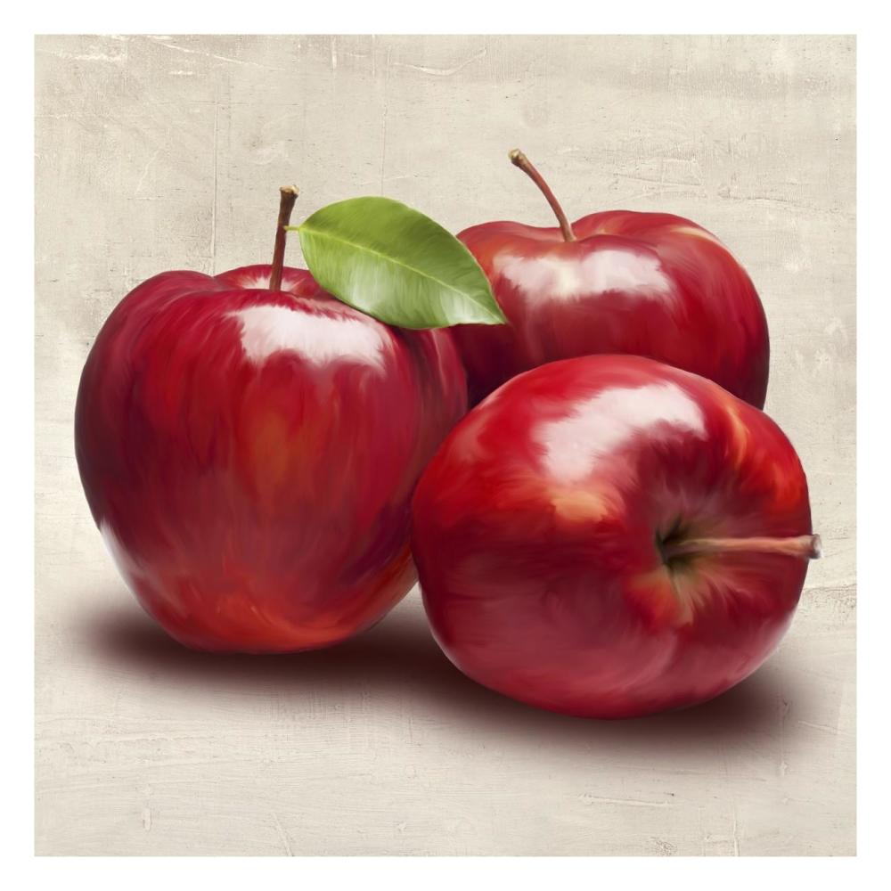 Apples-Paper Art-26"x26"