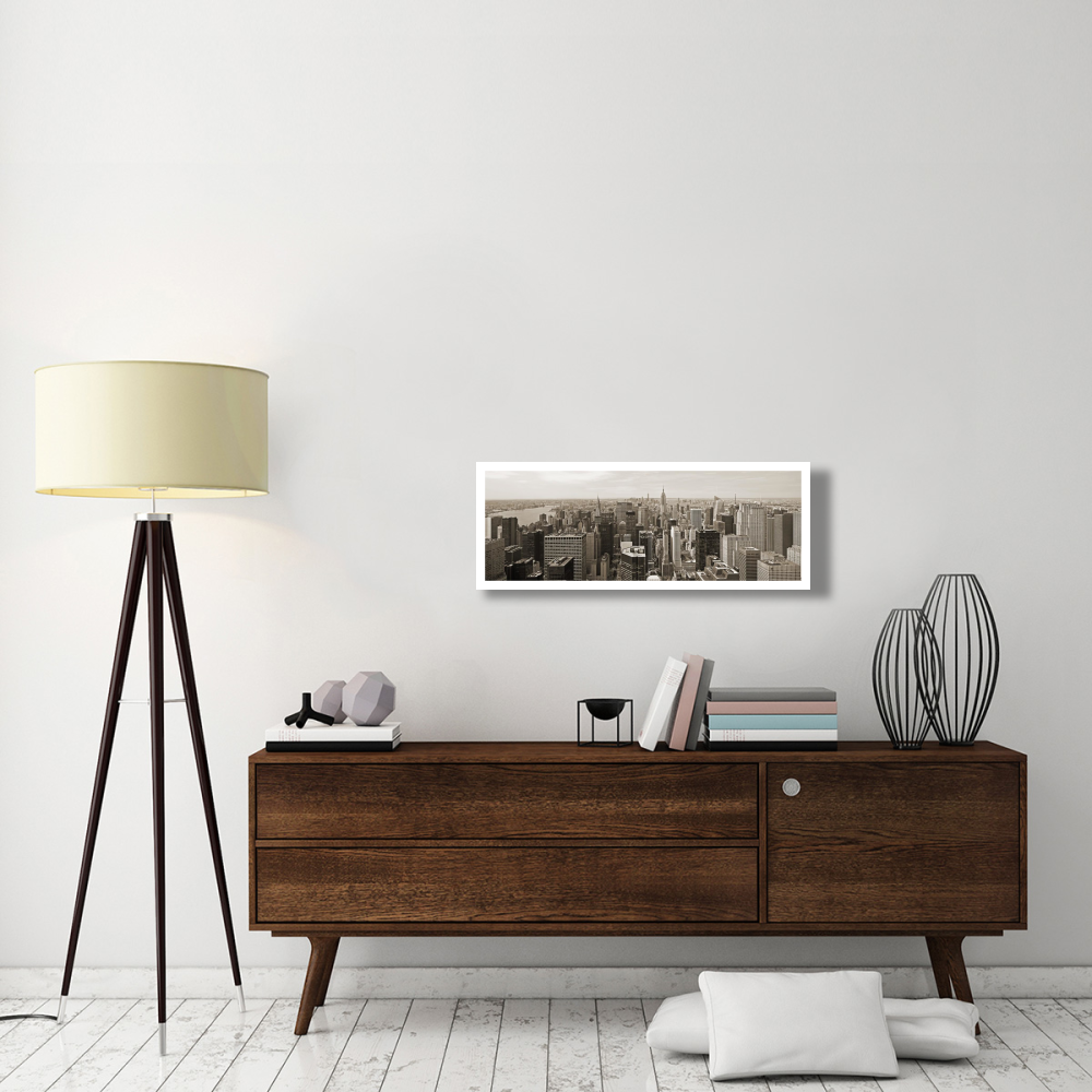 Manhattan Looking South-Paper Art-38&quotx14"