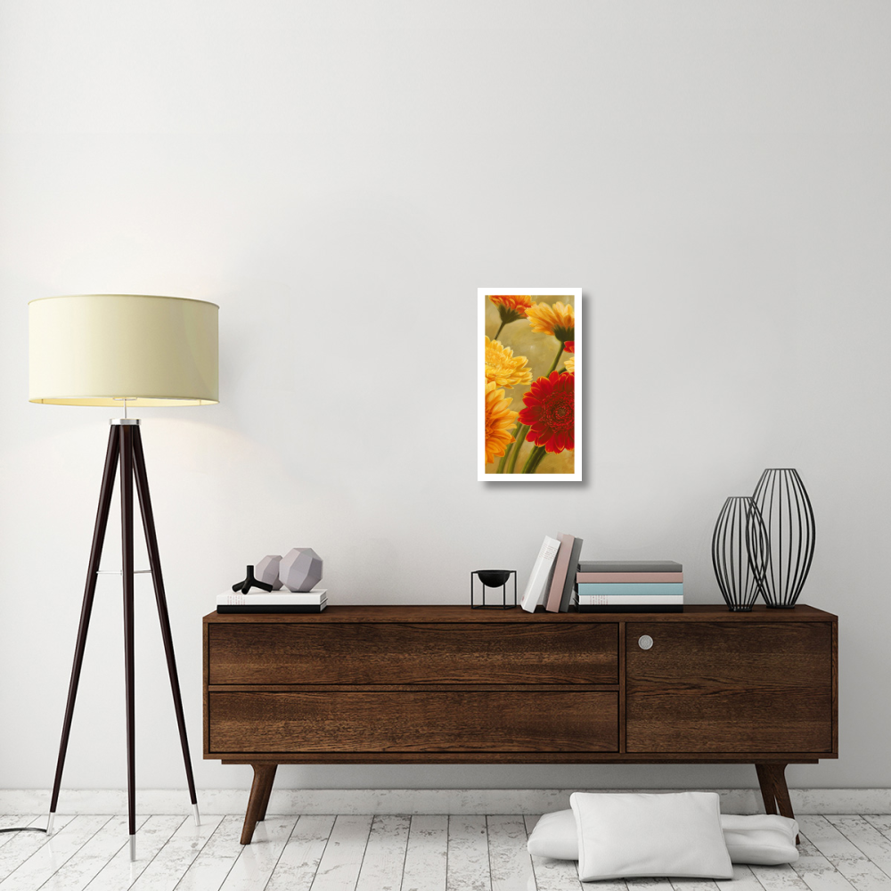Gerbere nel sole II-Paper Art-14&quotx26"
