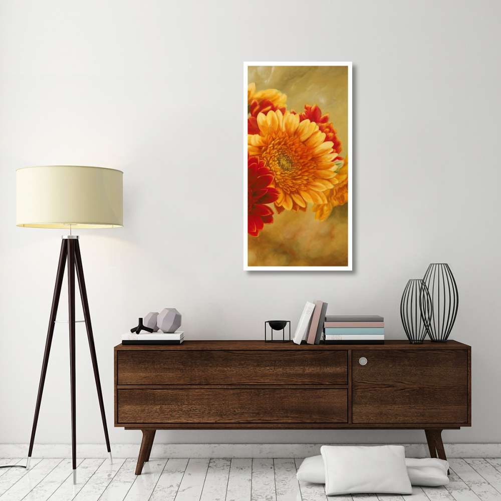 Gerbere nel sole III-Paper Art-26&quotx50"