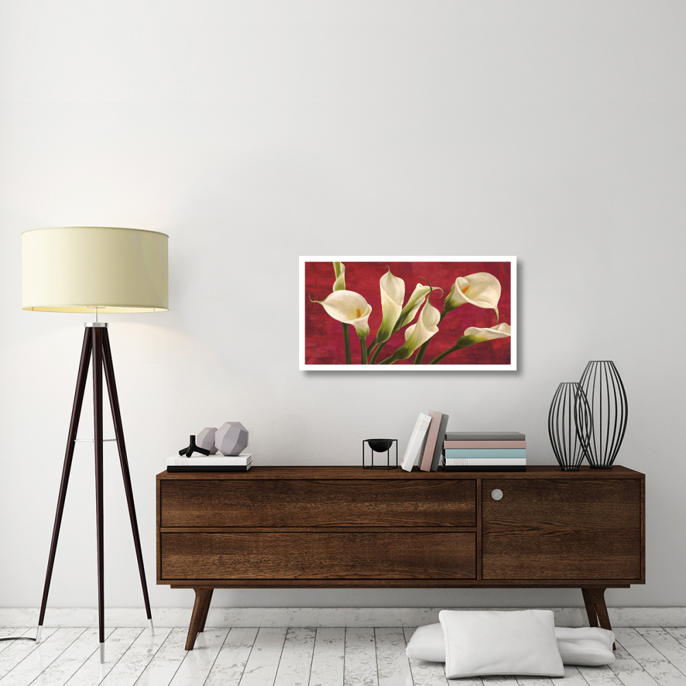 Calle in rosso-Paper Art-38&quotx20"