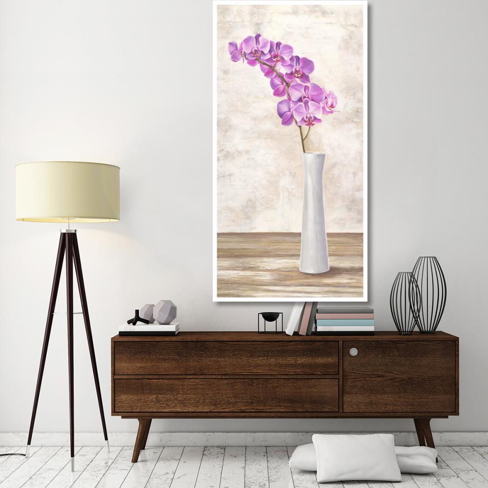 Orchid Arrangement-Paper Art-38&quotx74"