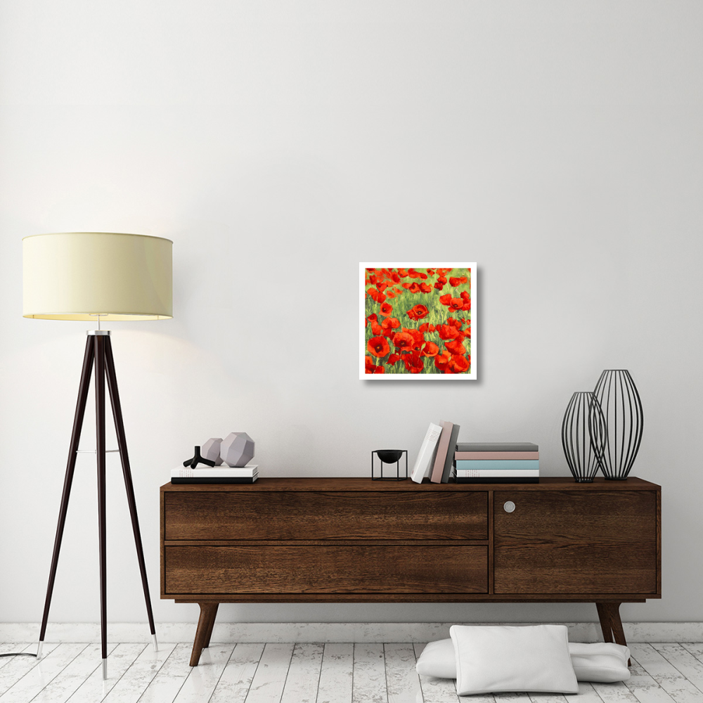 Poppies-Paper Art-20&quotx20"