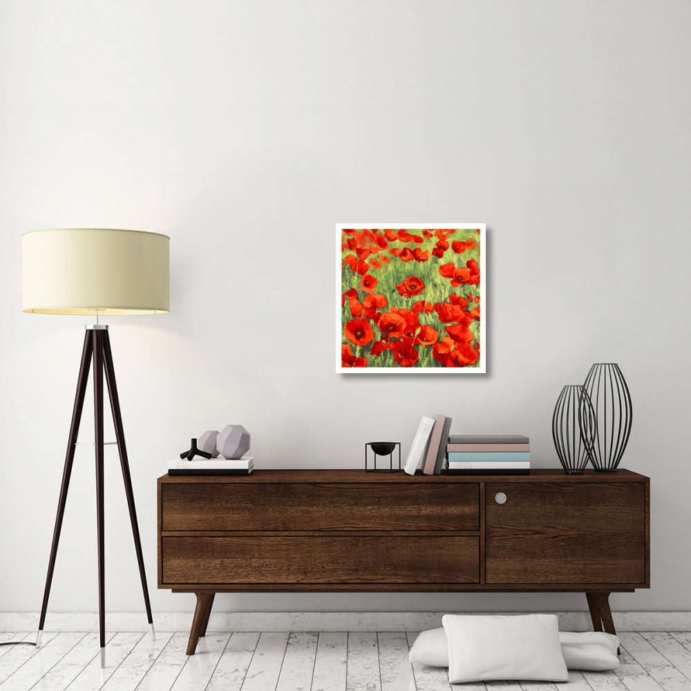 Poppies-Paper Art-26&quotx26"