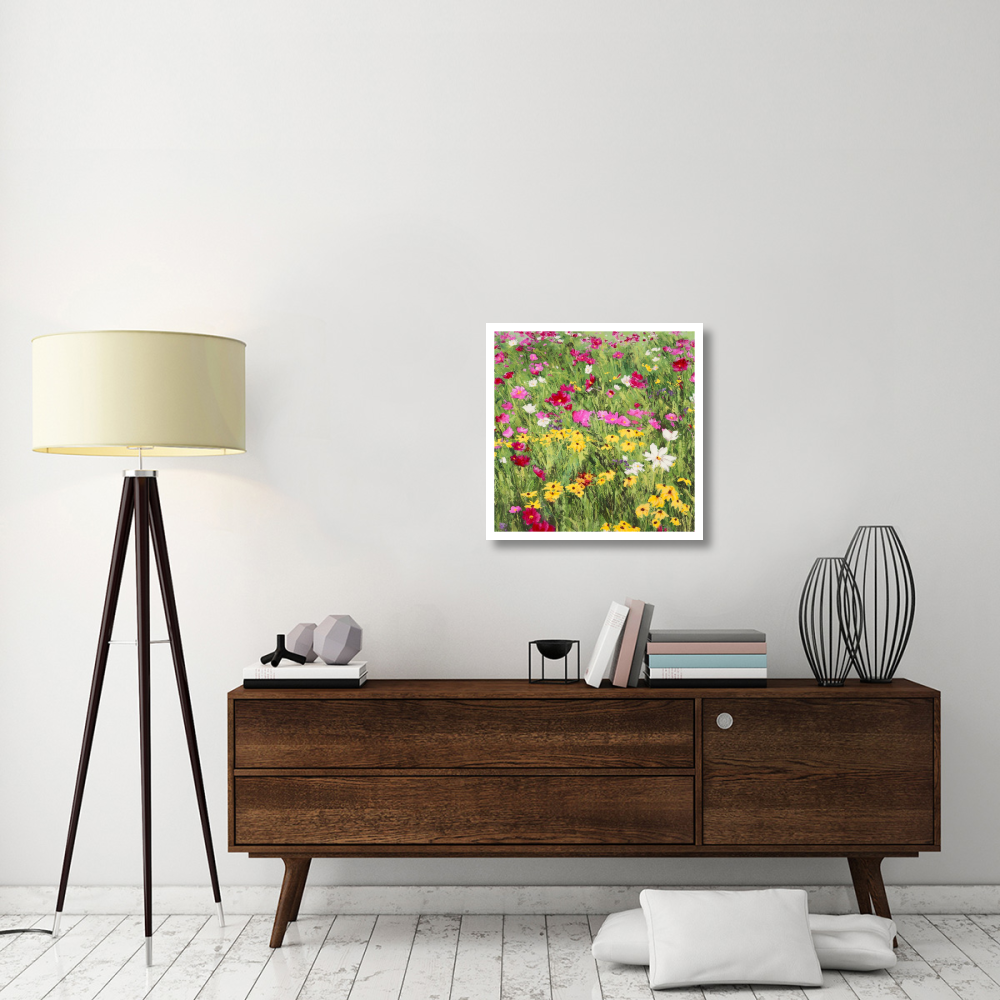 Country Flowers-Paper Art-26&quotx26"