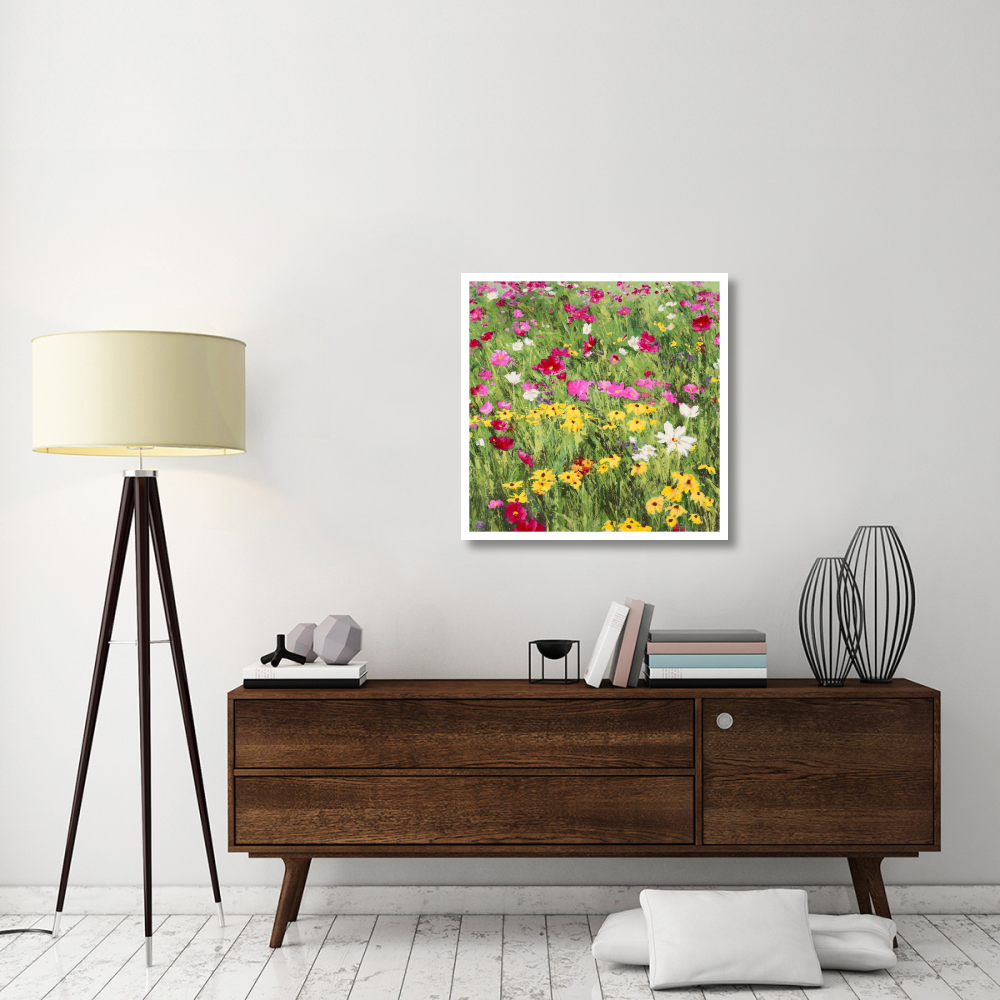 Country Flowers-Paper Art-32&quotx32"