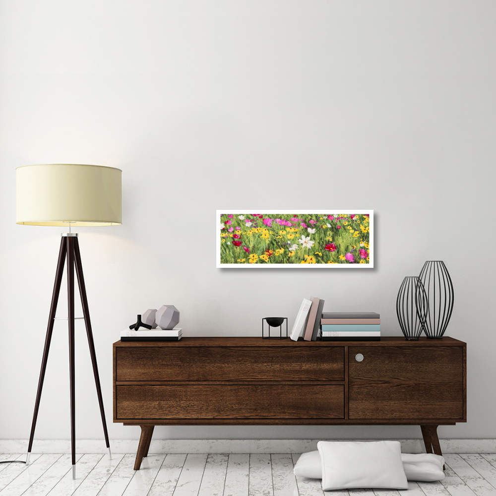 Field of Flowers (detail)-Paper Art-38&quotx14"