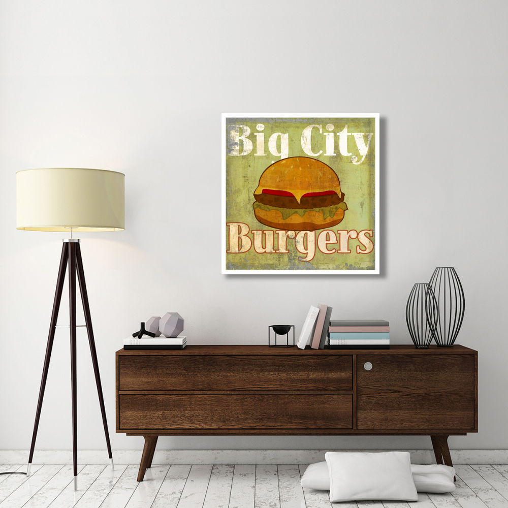 Hamburger-Paper Art-38&quotx38"