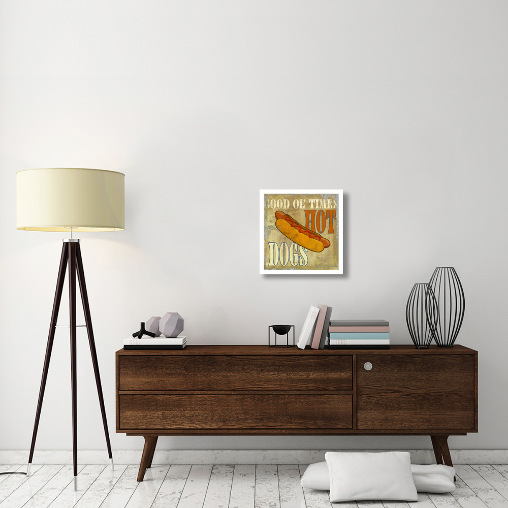 Hot Dog-Paper Art-20&quotx20"