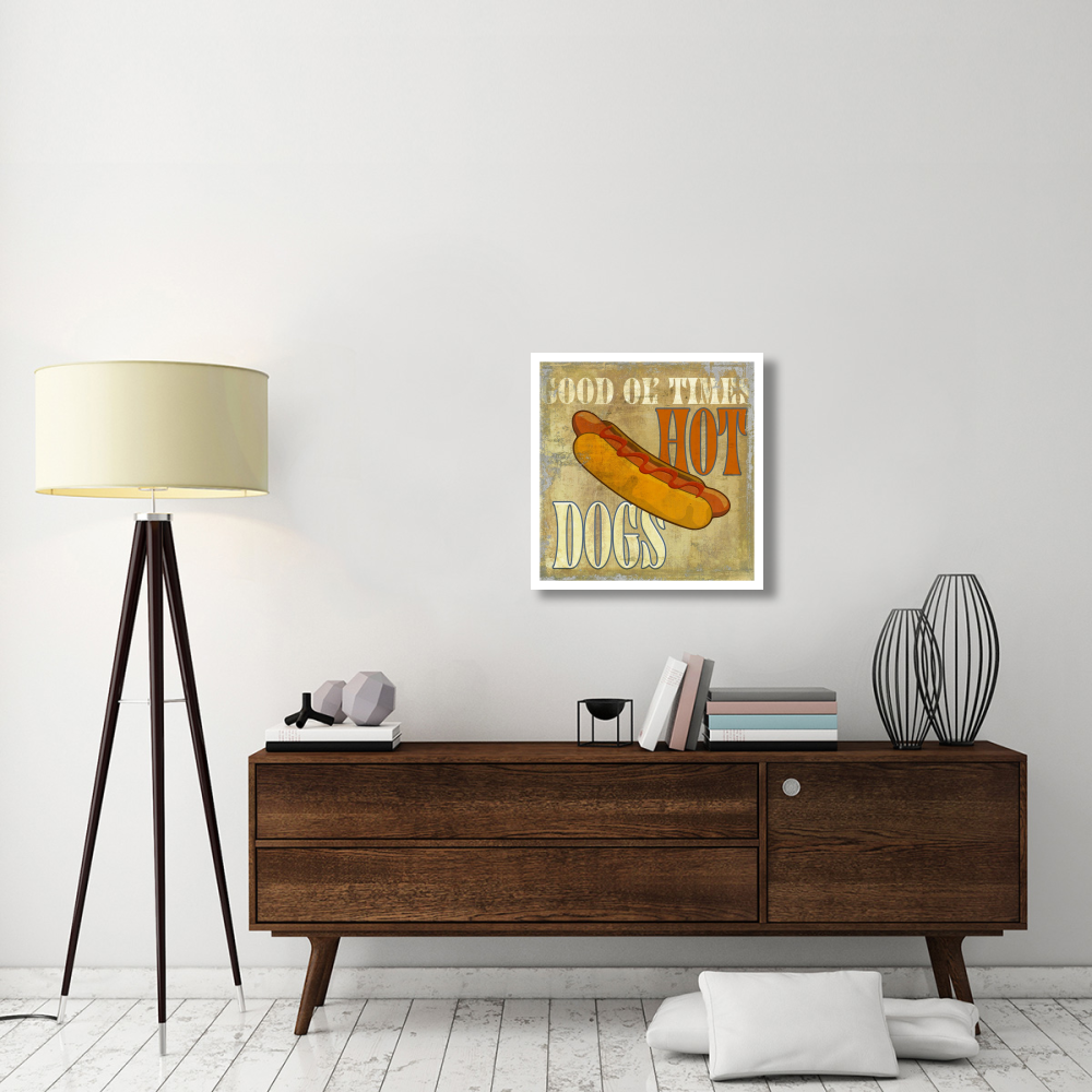Hot Dog-Paper Art-26&quotx26"