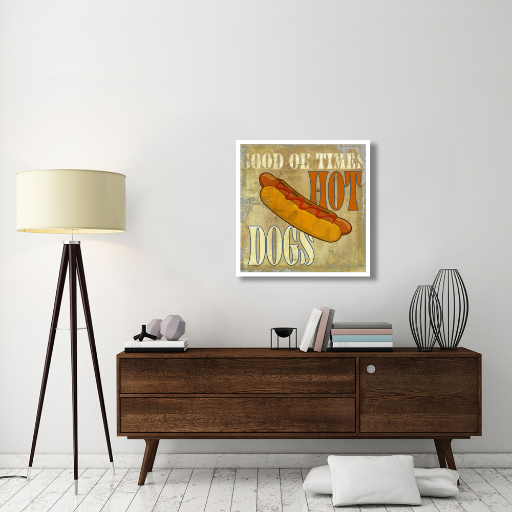 Hot Dog-Paper Art-32&quotx32"