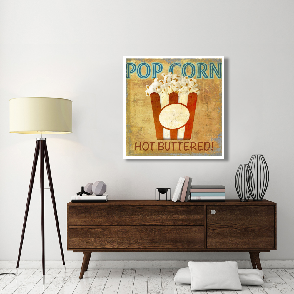 Pop Corn-Paper Art-42&quotx42"