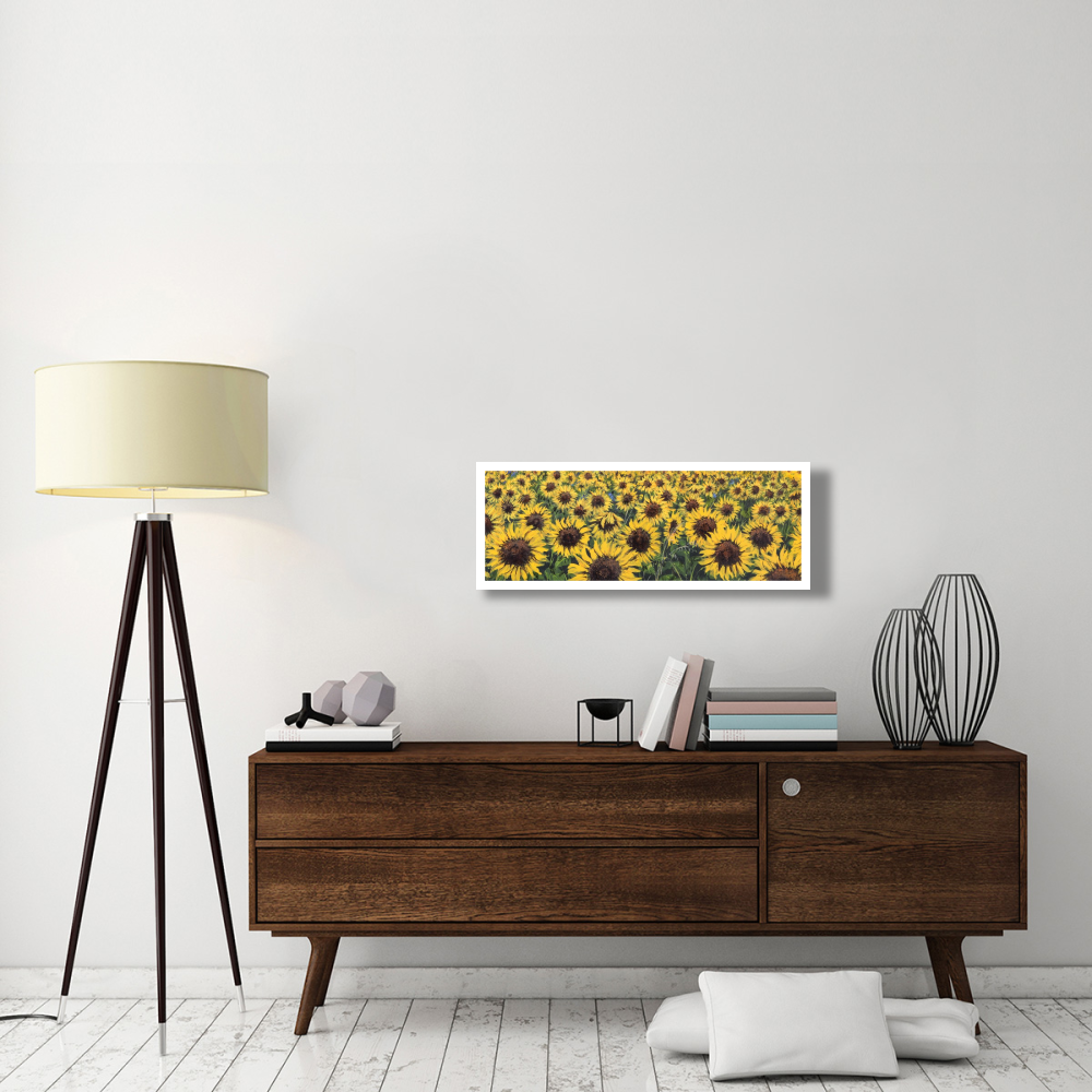 Girasoli (detail)-Paper Art-38&quotx14"