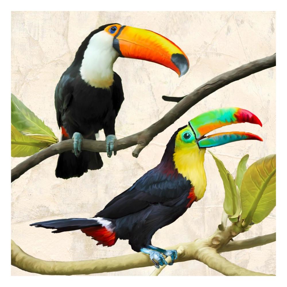 Best Friends-Paper Art-26"x26"