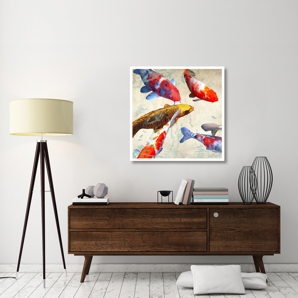 Koi 1-Paper Art-38&quotx38"