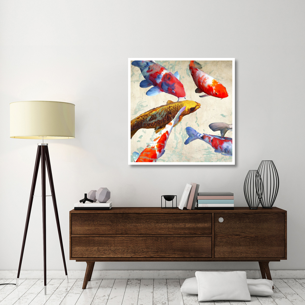 Koi 1-Paper Art-42&quotx42"