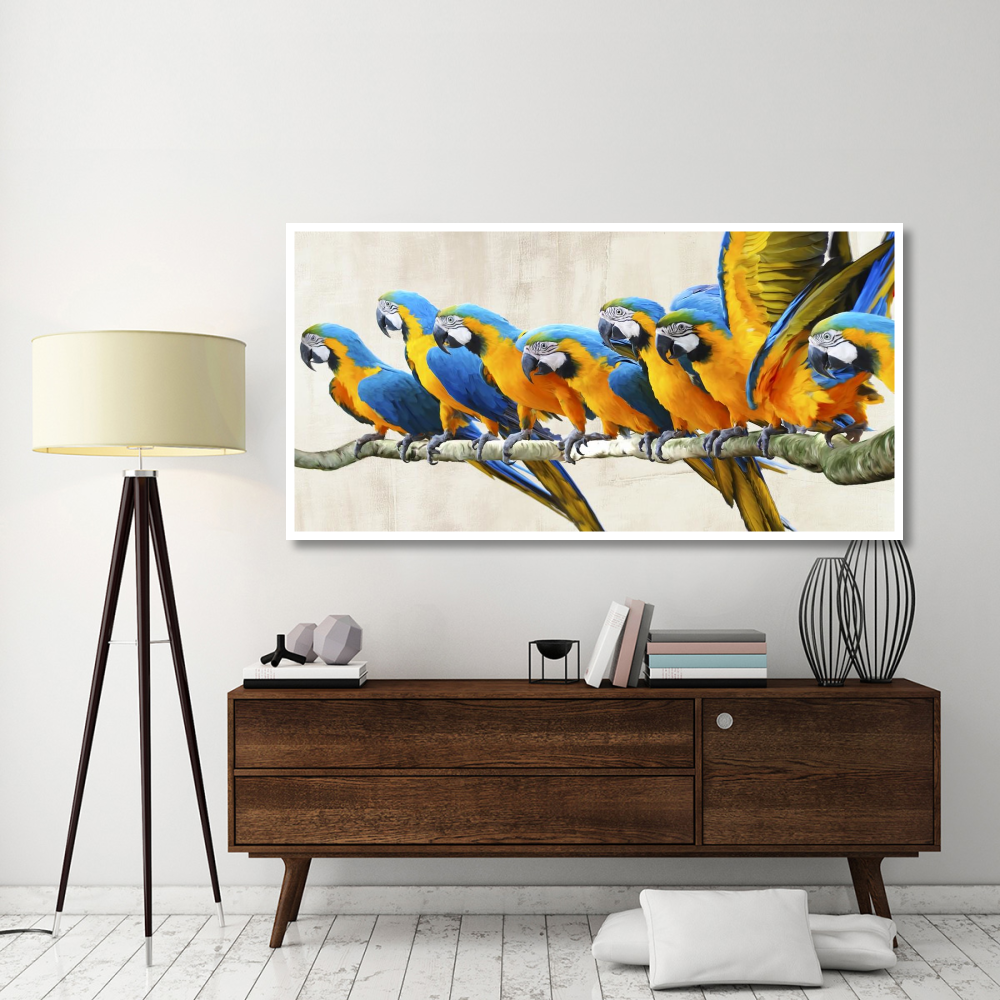 Ara parade-Paper Art-74&quotx38"