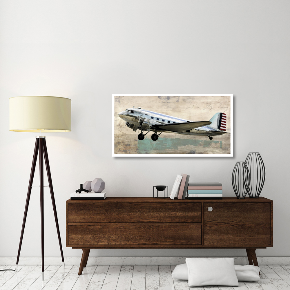 Lets Fly Away-Paper Art-50&quotx26"