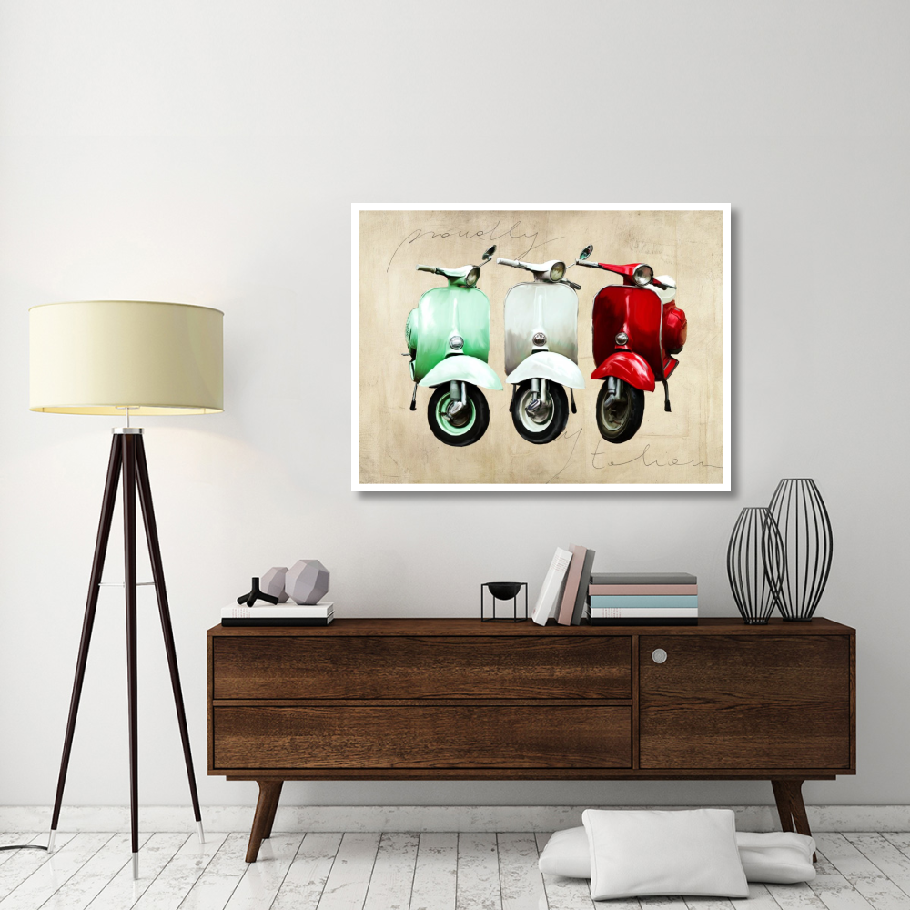 Proudly italian-Paper Art-50&quotx38"