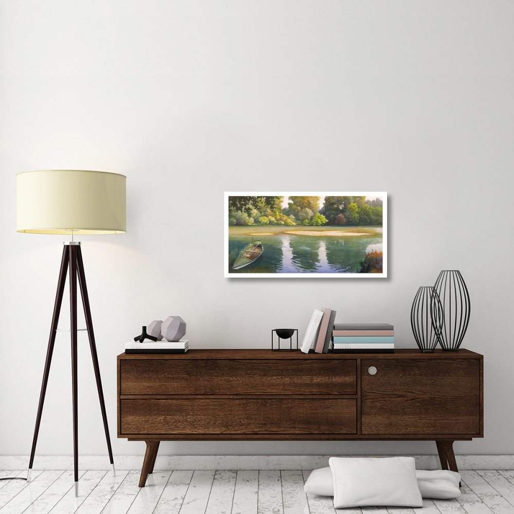 Ansa sul fiume-Paper Art-38&quotx20"