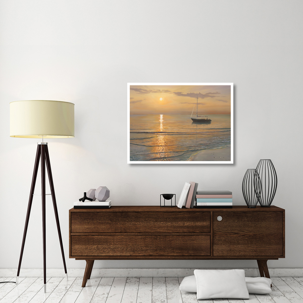 Mattino sul mare-Paper Art-42&quotx32"