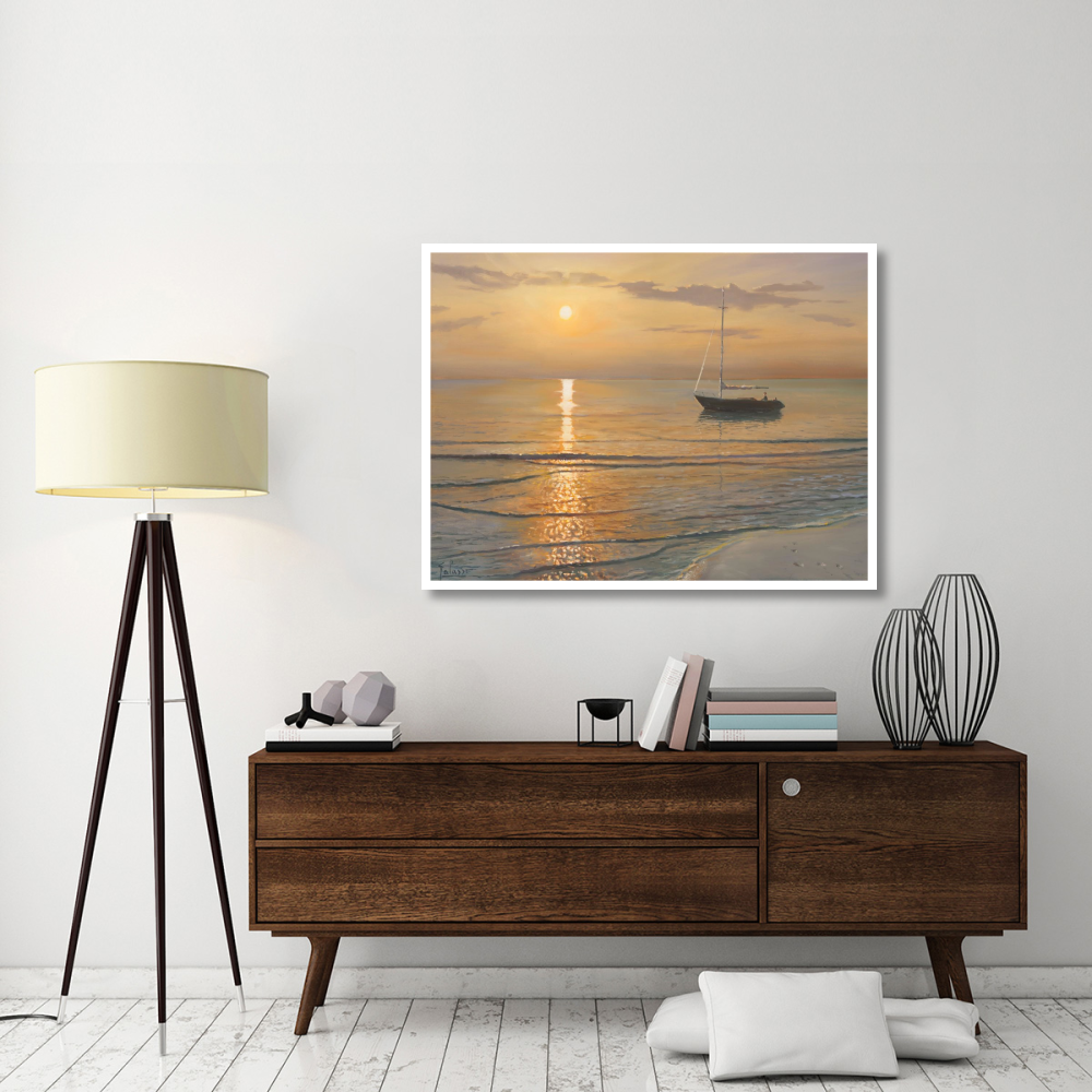 Mattino sul mare-Paper Art-50&quotx38"
