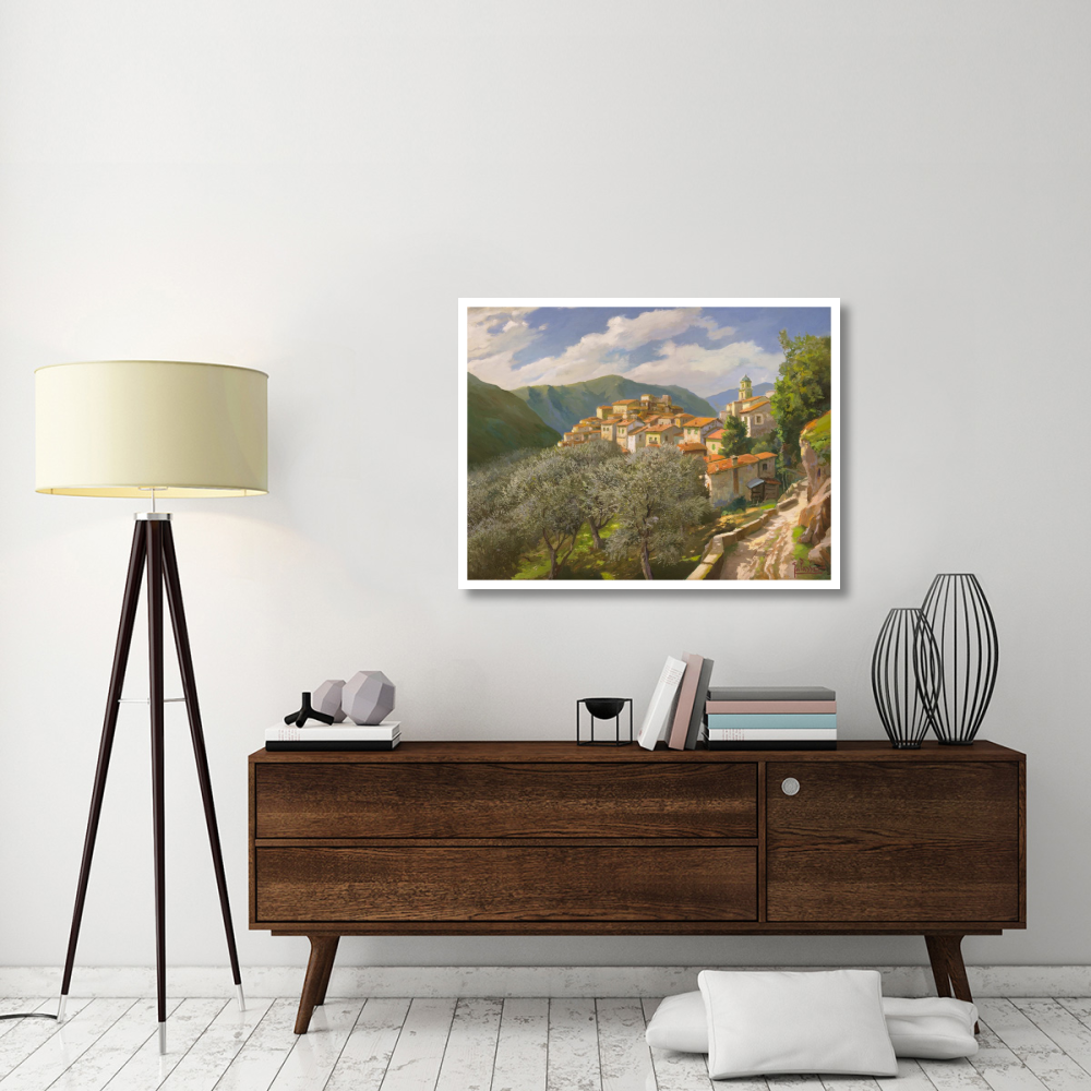 Borgo degli ulivi-Paper Art-42&quotx32"