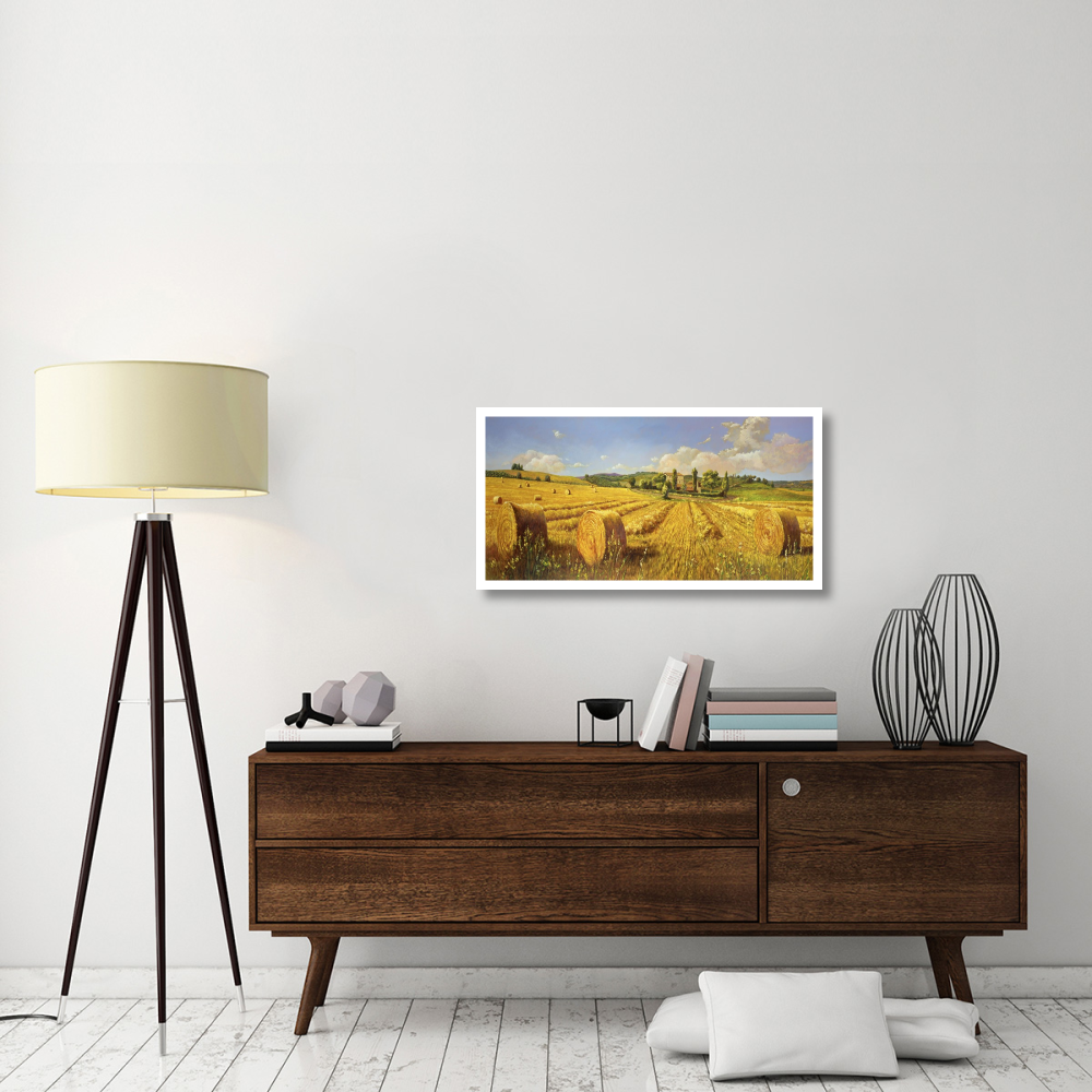 Campo in Toscana-Paper Art-38&quotx20"