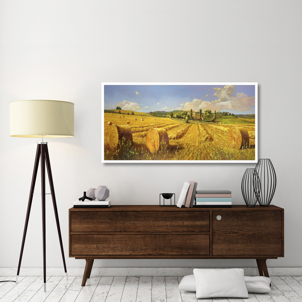 Campo in Toscana-Paper Art-62&quotx32"