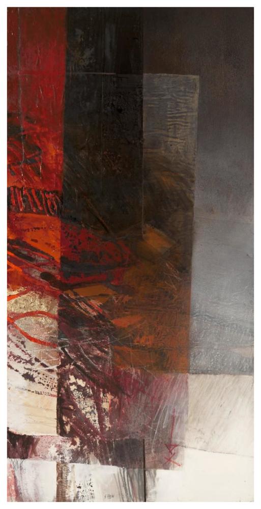Paesaggio II-Paper Art-38"x74"