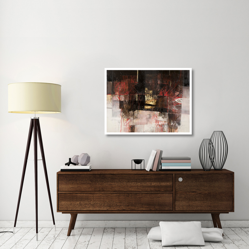 I segni e la materia-Paper Art-42&quotx32"