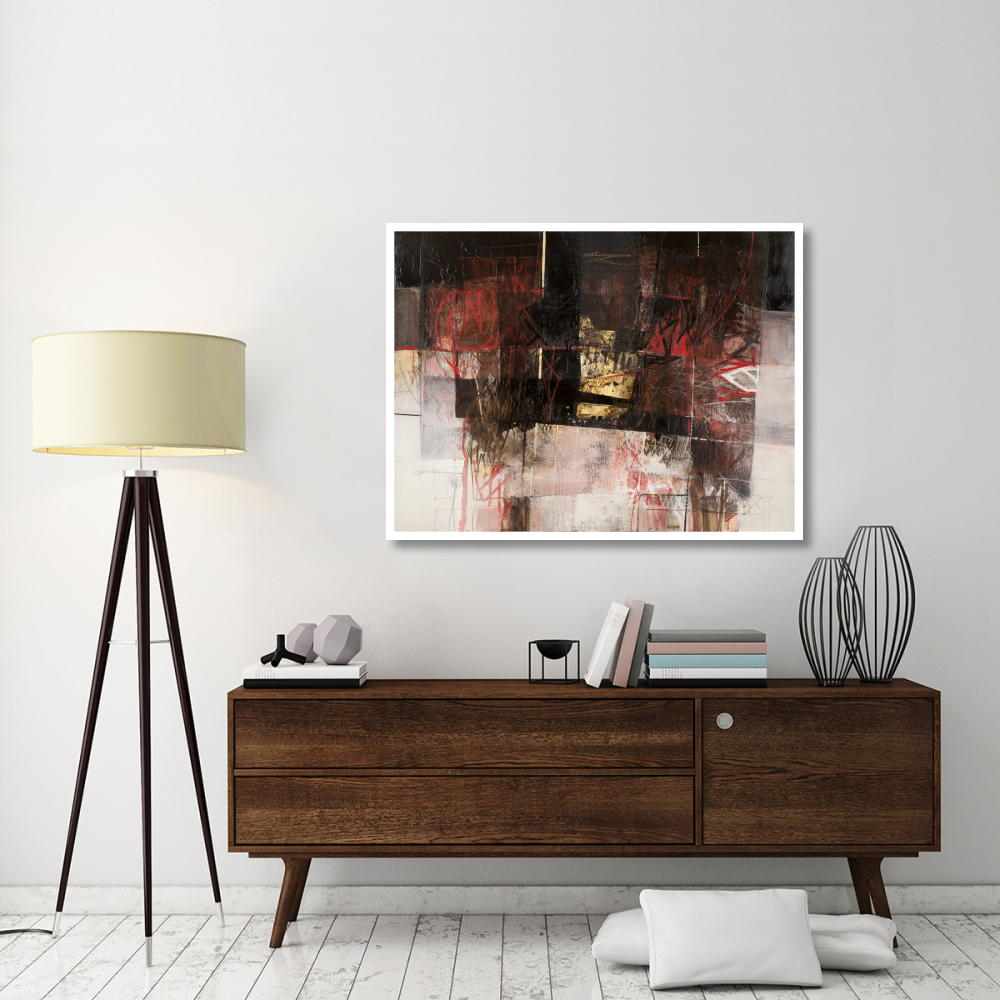 I segni e la materia-Paper Art-50&quotx38"