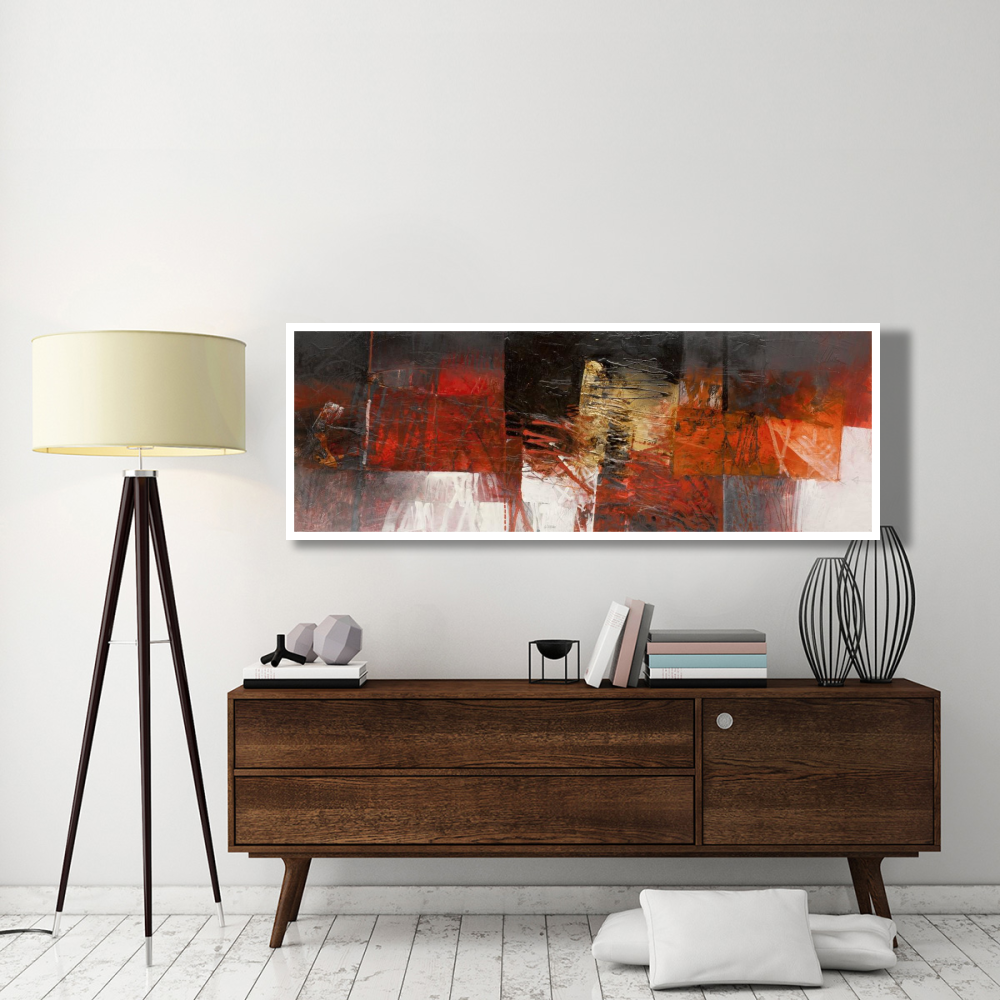 Equilibri in rosso-Paper Art-74&quotx26"