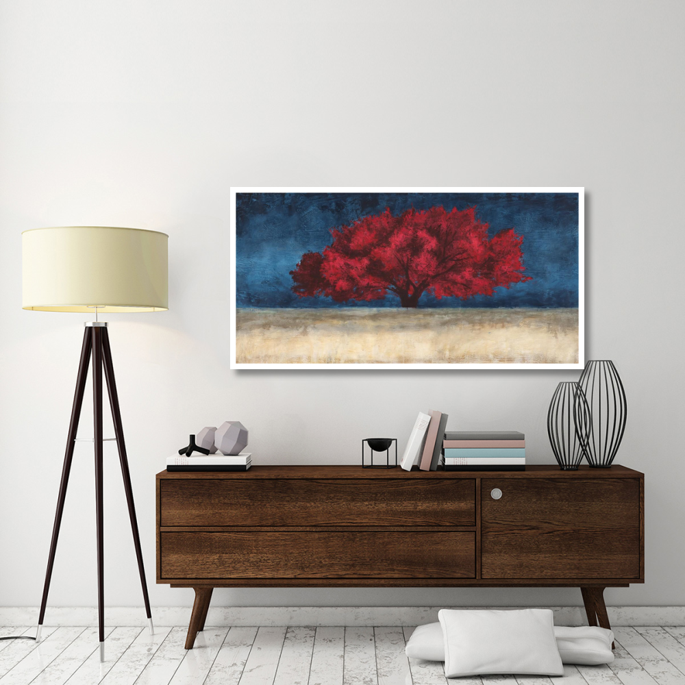 Red Tree-Paper Art-62&quotx32"