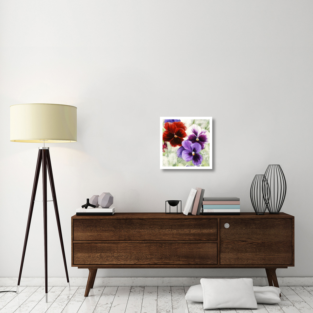 Pansies I-Paper Art-20&quotx20"