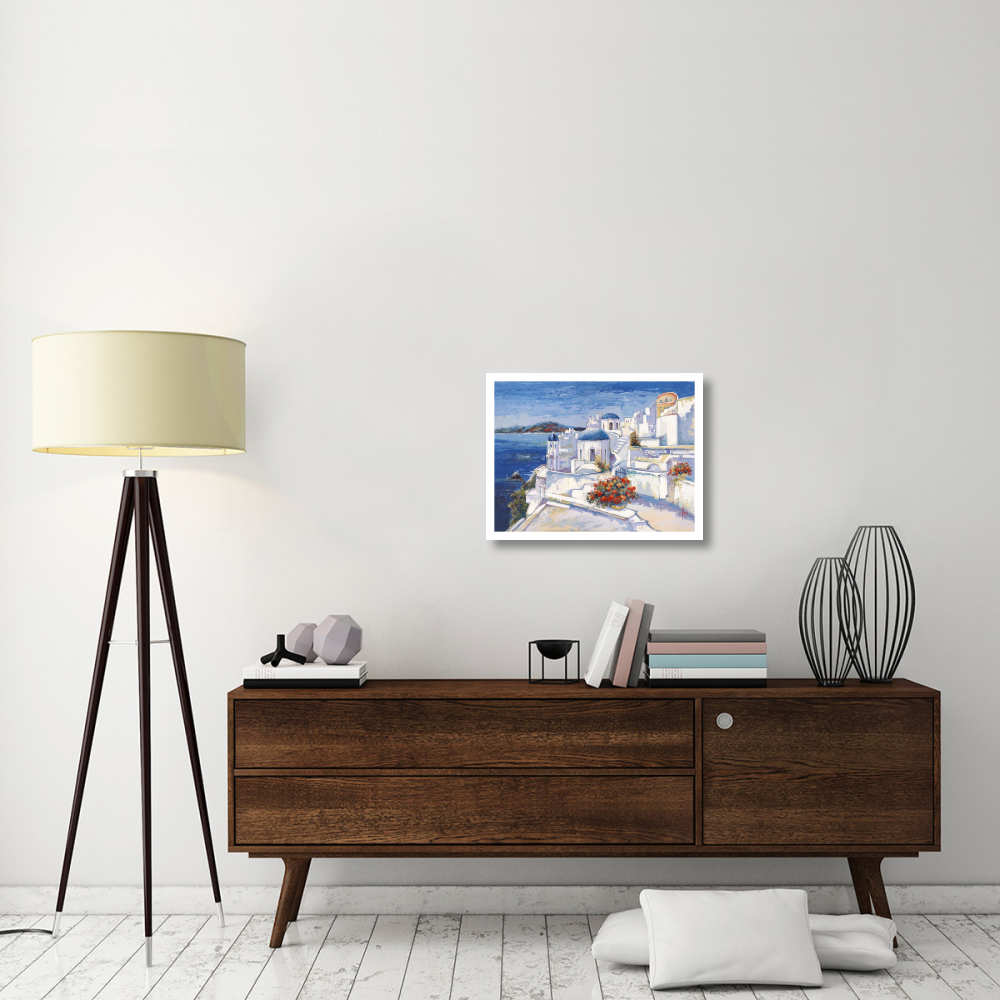 Mykonos-Paper Art-26&quotx20"