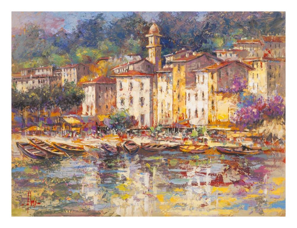 Portofino-Paper Art-26"x20"