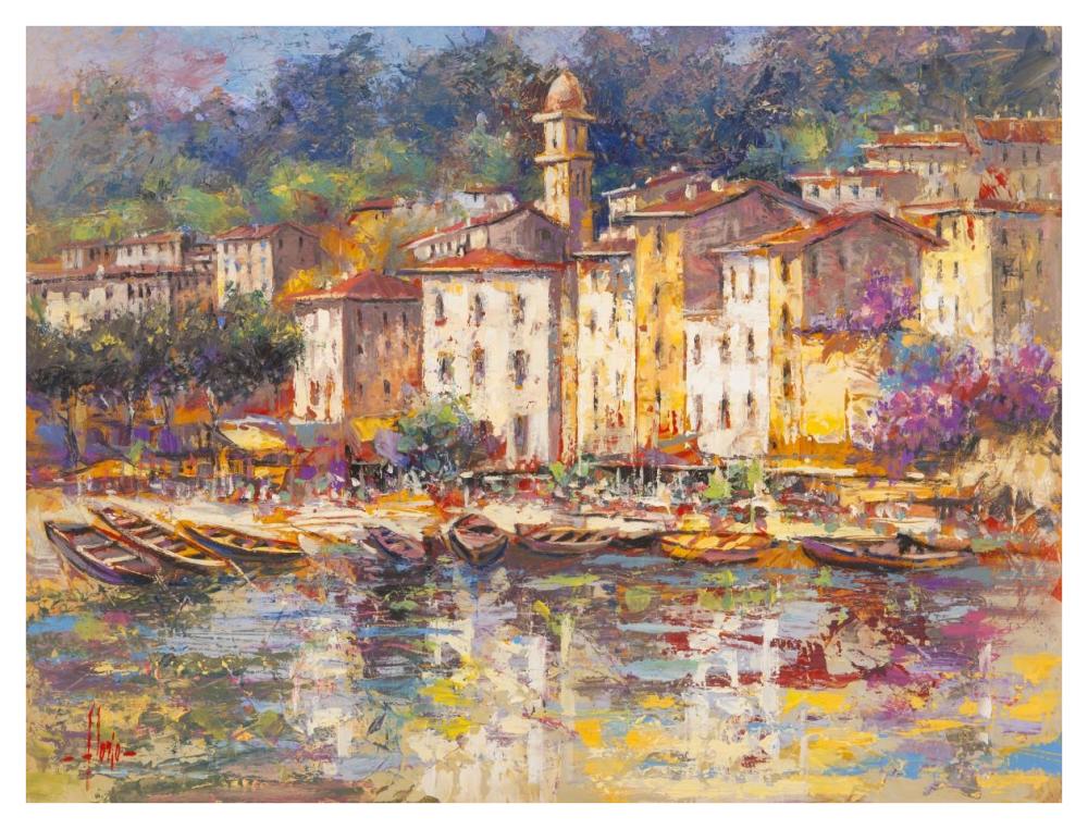 Portofino-Paper Art-42"x32"