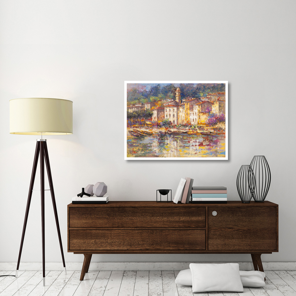 Portofino-Paper Art-42&quotx32"
