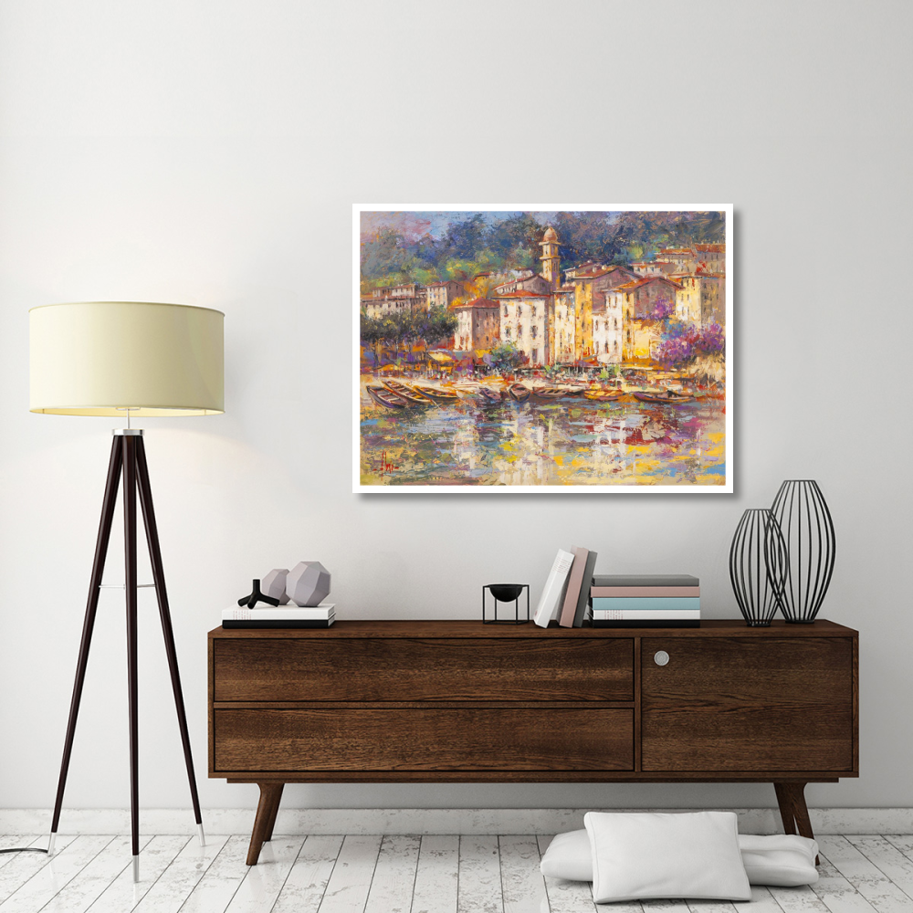 Portofino-Paper Art-50&quotx38"