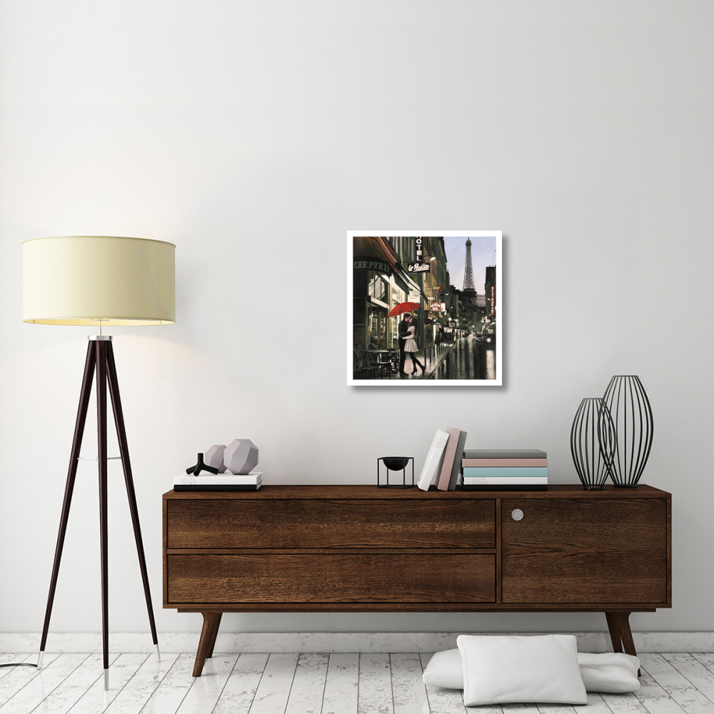 Romance in Paris-Paper Art-26&quotx26"